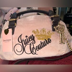 Juicy Couture Blush and Gold Shoulder Bag
